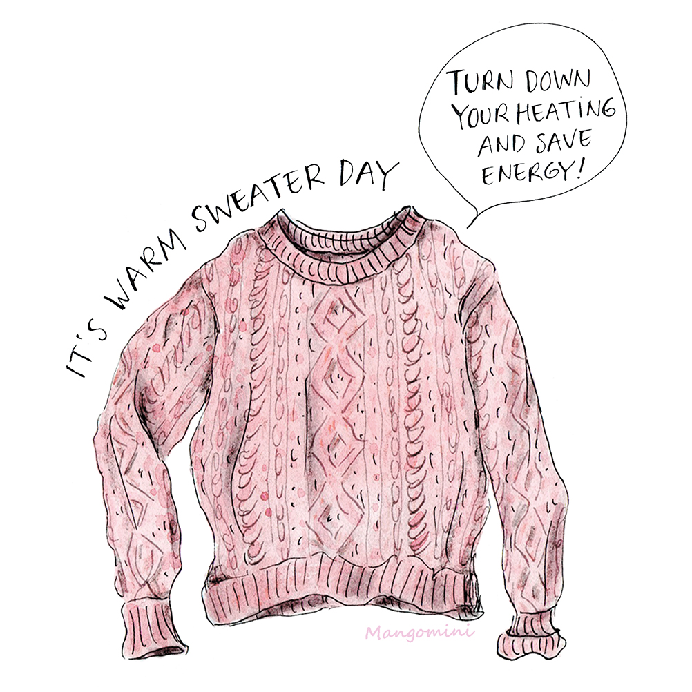 warm sweater day mangomini insta